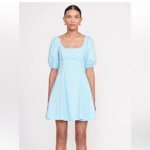 STAUD
Laelia Solid Mini A-Line Dress